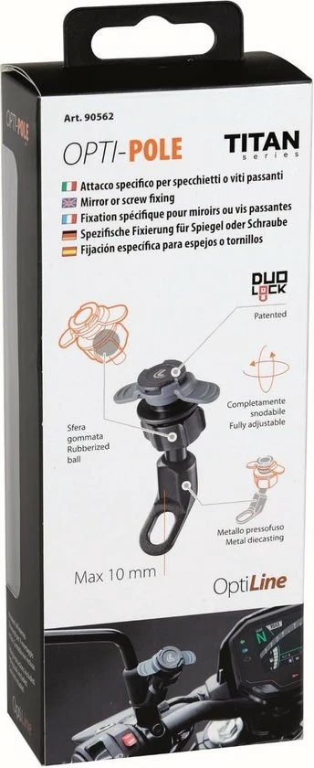 Beste Pirce ???? Lampa Titan Opti-Pole, Spiegel En Schroefvaste Bevestiging Met Universele Smartphonehouder ⌛ 9 Beste Pirce ???? Lampa Titan Opti-Pole, Spiegel En Schroefvaste Bevestiging Met Universele Smartphonehouder ⌛ - Afbeelding 9