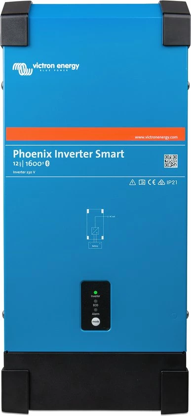 Gloednieuw ???? Victron Energy Victron Omvormer Phoenix 12/1600 Smart ???? 1 Gloednieuw ???? Victron Energy Victron Omvormer Phoenix 12/1600 Smart ????