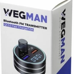 Flash-uitverkoop ???? Wegman Bluetooth FM Transmitter - Autolader - Carkit - Autoradio - Bluetooth Transmitter ???? -Brodit store 411x840