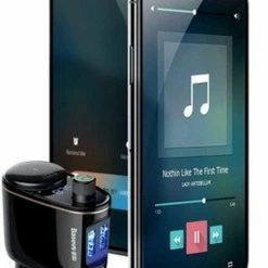 Top 10 ???? Baseus FM Transmitter Auto Bluetooth Carkit - Handsfree Bellen / Muziek Afspelen Via Bluetooth /AUX /TF/SD Kaart / USB Oplader CCALL-RH01 FM Transmitter ???? -Brodit store 537x840 1