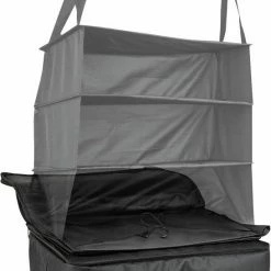 Goedkoopste ???? Calima Camping Wandregal Campingkast Zwart 46035 ⭐ -Brodit store 547x840