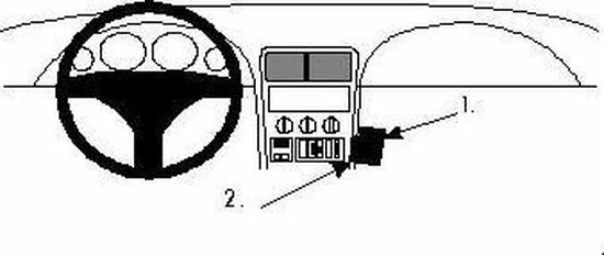 Begroting ✔️ Brodit ProClip 852303 Angled Mount - BMW Z3 96-02 ???? 2 Begroting ✔️ Brodit ProClip 852303 Angled Mount - BMW Z3 96-02 ???? - Afbeelding 2