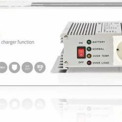 Korting ⌛ Nedis Inverter Gemodificeerde Sinusgolf | Ingangsvoltage: 12 VDC | Apparaat Stroomoutput: 1 | 230 V ~ 50 Hz | 600 W | Piekvermogen: 1500 W | Type Stopcontact: F (CEE 7/3) | Accuklemmen ???? -Brodit store 550x253