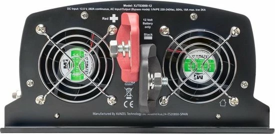 Top 10 ???? XUNZEL Omvormer XJ3000W 12V-230VDC-230VAC 3000W Met 5V 2,1A USB Uitgang ???? 5 Top 10 ???? XUNZEL Omvormer XJ3000W 12V-230VDC-230VAC 3000W Met 5V 2,1A USB Uitgang ???? - Afbeelding 5