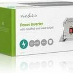 Begroting ???? Nedis Inverter Gemodificeerde Sinusgolf | Ingangsvoltage: 12 VDC | Apparaat Stroomoutput: 1 | 230 V ~ 50 Hz | 600 W | Piekvermogen: 1500 W | Type Stopcontact: F (CEE 7/3) | Accuklemmen ???? -Brodit store 550x282