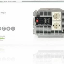 Begroting ✔️ Nedis Inverter Gemodificeerde Sinusgolf | Ingangsvoltage: 24 VDC | Apparaat Stroomoutput: 2 | 230 V ~ 50 Hz | 4000 W | Piekvermogen: 8000 W | Type Stopcontact: F (CEE 7/3) | Screw Terminal ???? -Brodit store 550x283 1