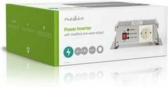 Korting ???? Nedis Inverter Gemodificeerde Sinusgolf | Ingangsvoltage: 24 VDC | Apparaat Stroomoutput: 1 | 230 V ~ 50 Hz | 600 W | Piekvermogen: 1500 W | Type Stopcontact: F (CEE 7/3) | Accuklemmen ???? 16 Korting ???? Nedis Inverter Gemodificeerde Sinusgolf | Ingangsvoltage: 24 VDC | Apparaat Stroomoutput: 1 | 230 V ~ 50 Hz | 600 W | Piekvermogen: 1500 W | Type Stopcontact: F (CEE 7/3) | Accuklemmen ???? - Afbeelding 16