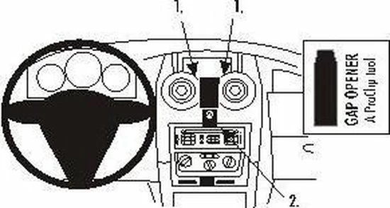 Hete verkoop ???? Houder - Brodit ProClip - Peugeot 1007 2005-2009 Center Mount ???? 2 Hete verkoop ???? Houder - Brodit ProClip - Peugeot 1007 2005-2009 Center Mount ???? - Afbeelding 2
