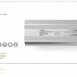 Begroting ✔️ Nedis Inverter Gemodificeerde Sinusgolf | Ingangsvoltage: 24 VDC | Apparaat Stroomoutput: 2 | 230 V ~ 50 Hz | 4000 W | Piekvermogen: 8000 W | Type Stopcontact: F (CEE 7/3) | Screw Terminal ???? -Brodit store 550x300 3