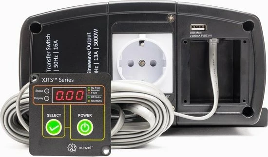 Top 10 ???? XUNZEL Omvormer XJ3000W 12V-230VDC-230VAC 3000W Met 5V 2,1A USB Uitgang ???? 3 Top 10 ???? XUNZEL Omvormer XJ3000W 12V-230VDC-230VAC 3000W Met 5V 2,1A USB Uitgang ???? - Afbeelding 3