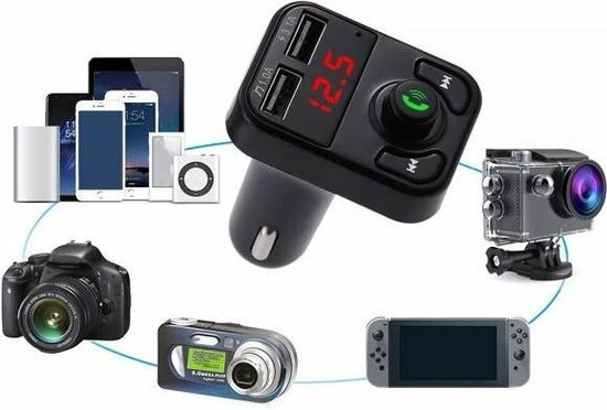 Kopen ???? GSMSCHERM Kapot ? Bluetooth B3 Draadloze FM-zender - Zwart ❤️ 3 Kopen ???? GSMSCHERM Kapot ? Bluetooth B3 Draadloze FM-zender - Zwart ❤️ - Afbeelding 3