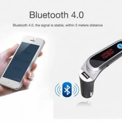 Aanbiedingen ???? DrPhone FM7 - Bluetooth FM Transmitter ? USB Poort - Carkit Autolader ? Microfoon ? Handsfree Bellen ? Sigarettenplug - Zwart ✨ -Brodit store 550x444 5