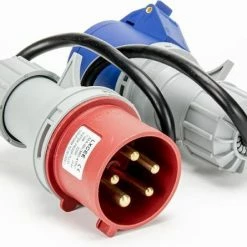 Promo ???? Cable Soolutions Soolutions CEE Rood 32A (m) Naar CEE Blauw 32A (v) ✔️