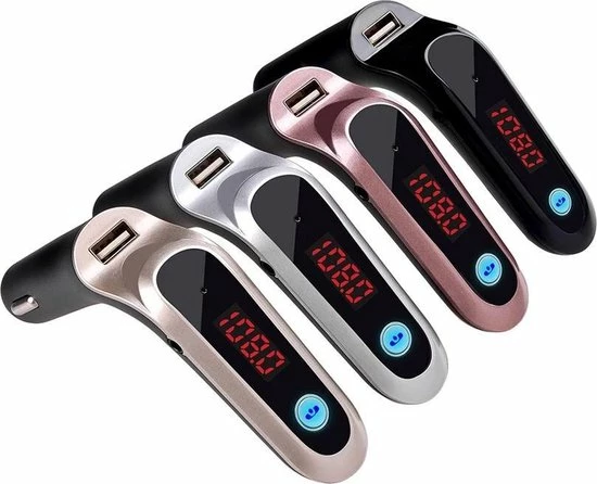 Top 10 ⌛ Merkloos Auto Bluetooth Transmitter - Carkit - USB - Handsfree Bellen - SD Card Ondersteuning - Rose ???? 2 Top 10 ⌛ Merkloos Auto Bluetooth Transmitter - Carkit - USB - Handsfree Bellen - SD Card Ondersteuning - Rose ???? - Afbeelding 2