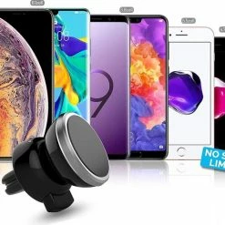 Goedkoop ???? Merkloos Magnetische Telefoonhouder Voor In De Auto - Magneet - Ventilatierooster - Ventilator- Auto Ventilatie Houder - Smartphone - Mobielhouder - Autohouder - Auto Telefoonhouder - Samsung - IPhone - Nokia - Huawei - Sony - Universeel - Rose ???? -Brodit store 550x459 1