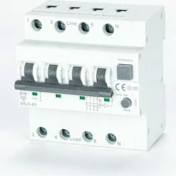 Goedkoop ???? ETEK 30mA Aardlekschakelaar RCCB Met Overstroombeveiliging Type Aansluiting: 1 Fase, Maximale Vermogen: 25 Ampere ⌛ -Brodit store 550x480 4