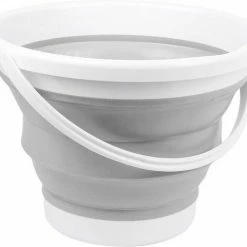 Uitgang ???? APA Opvouwbare Emmer Kunststof, Silicone 19973 Bucket 10L ????