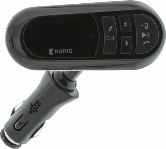 Goedkoop ⭐ Konig K?nig CSBTFMTRANS100 Auto Audio Transmitter Bluetooth + Microfoon Zwart ???? 2 Goedkoop ⭐ Konig K?nig CSBTFMTRANS100 Auto Audio Transmitter Bluetooth + Microfoon Zwart ???? - Afbeelding 2