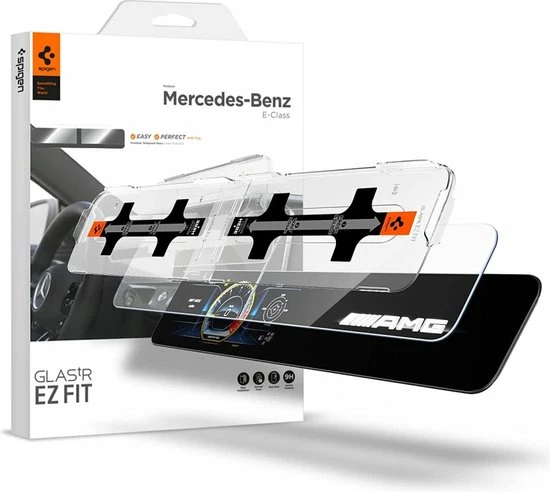 Flash-uitverkoop ???? Spigen - EZ FIT Glass Met Montage Frame Voor Mercedes E-Class 2020/2021 - AGL03150 ???? 1 Flash-uitverkoop ???? Spigen - EZ FIT Glass Met Montage Frame Voor Mercedes E-Class 2020/2021 - AGL03150 ????