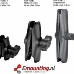 Korting ???? RAM Mount Tough-Claw Smartphone Stangmontageset Kort RAM-B-400-A-UN7BU ???? -Brodit store 550x497 3