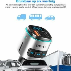Groothandel ❤️ DW-G Bluetooth FM Transmitter - Auto Lader - Carkit - Handsfree - MP3 - USB - SD Kaart - Snel Lader - Bluetooth Audio Receiver ✨ -Brodit store 550x515