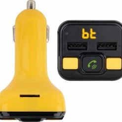 Aanbiedingen ???? NGS Spark BT Curry - Auto FM Transmitter - Bluetooth - USB Oplader ????