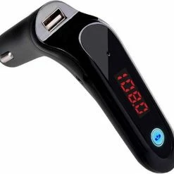 Aanbiedingen ???? DrPhone FM7 - Bluetooth FM Transmitter ? USB Poort - Carkit Autolader ? Microfoon ? Handsfree Bellen ? Sigarettenplug - Zwart ✨