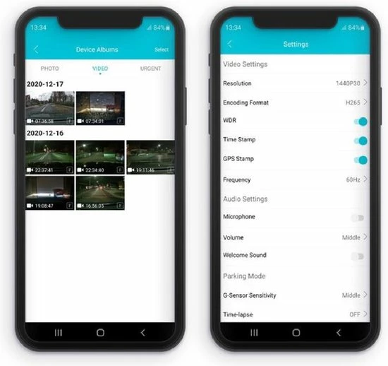 Aanbiedingen ???? Nordv??l DC102 2CH Dashcam 2K + GPS + WiFi + 64GB ???? 5 Aanbiedingen ???? Nordv??l DC102 2CH Dashcam 2K + GPS + WiFi + 64GB ???? - Afbeelding 5