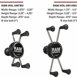 Gloednieuw ⭐ RAM Mounts Universele X-Grip Klem Voor Smartphones Met 1-inch Bal (RAM-HOL-UN7BU) ???? -Brodit store 550x521 2
