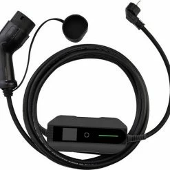 Korting ???? ChargeXpert Verstelbare Mobiele Thuislader | Type 2 - Schuko | 6A-16A | 10 Meter ????