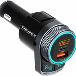 Aanbiedingen ???? Einpart Bluetooth FM-Zender - Carkit - Autolader USB A / USB C - Snellader - Handsfree Bellen ????