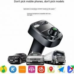 Uitgang ???? V9 Bluetooth FM Transmitter Auto - Handsfree Bellen - Draadloos Muziek Streamen ???? -Brodit store 550x536 4