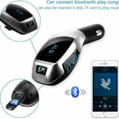 Groothandel ???? X5 Bluetooth FM Transmitter Voor In De Auto - Handsfree Bellen Carkit Met AUX / SD Kaart / USB - Ingangen - Bluetooth Handsfree Carkits / Adapter / Auto Bluetooth / LCD Display - X5 FM Transmitter ???? -Brodit store 550x539 4