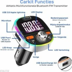 Coupon ???? Athletix® Bluetooth FM Transmitter - Carkit - Auto Lader- Handsfree Bellen - MP3 - USB / SD Kaart - Snel Lader - 3 USB Poorten - Spotify / YouTube ❤️ 17 Coupon ???? Athletix® Bluetooth FM Transmitter - Carkit - Auto Lader- Handsfree Bellen - MP3 - USB / SD Kaart - Snel Lader - 3 USB Poorten - Spotify / YouTube ❤️ -Brodit store 550x542 1