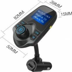 Gloednieuw ???? Opline Bluetooth FM Transmitter Voor In De Auto – Handsfree Bellen Carkit Met AUX / SD Kaart / USB - Ingangen - Bluetooth Handsfree Carkits / Adapter / Auto Bluetooth / LCD Display - FM Transmitter ???? -Brodit store 550x544 2