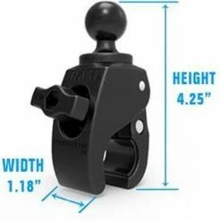 Korting ???? RAM Mount Tough-Claw Smartphone Stangmontageset Kort RAM-B-400-A-UN7BU ???? -Brodit store 550x544 3