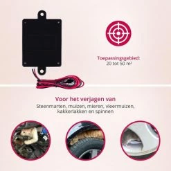 Korting ???? Carsa Marterverjager Auto 12V - Muizenverjager - Ongedierte Verjager Met Ultrasone - Steenmarter Verjager ???? -Brodit store 550x550 16
