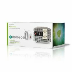 Goedkoopste ???? Nedis Inverter Gemodificeerde Sinusgolf | Ingangsvoltage: 12 VDC | Apparaat Stroomoutput: 2 | 230 V ~ 50 Hz | 2500 W | Piekvermogen: 5000 W | Type Stopcontact: F (CEE 7/3) | Screw Terminal ???? -Brodit store 550x550 172