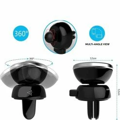 Goedkoop ???? Merkloos Magnetische Telefoonhouder Voor In De Auto - Magneet - Ventilatierooster - Ventilator- Auto Ventilatie Houder - Smartphone - Mobielhouder - Autohouder - Auto Telefoonhouder - Samsung - IPhone - Nokia - Huawei - Sony - Universeel - Rose ???? -Brodit store 550x551 5