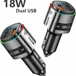 Top 10 ✨ Viatel Bluetooth FM Transmitter - Auto Lader - Carkit - Handsfree - MP3 - USB - SD Kaart - Snel Lader - Bluetooth Audio Receiver ⭐ -Brodit store 550x558