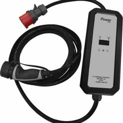 Beste Verkoop ⌛ Ratio Electric Ratio Mobiele Lader Type 2 Naar CEE32 (Rood 3-fase 22kW) 5m ????