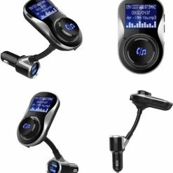 Beste Verkoop ???? DrPhone BC11 – 4in1 Multifunctionele Autolader – Bluetooth – Handsfree Bellen - FM Transmitter – SD Kaart – USB – AUX – Zwart ???? -Brodit store 550x577 2