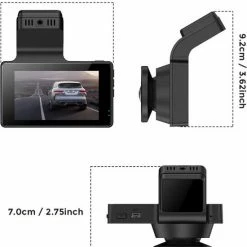 Kopen ⭐ AZDome M63 Pro Dashcam - Ultra 4K Resolutie - Wifi - GPS - Parkeerstand - 64gb Micro SD - 3.0 Inch IPS LCD - Dashcam Voor Auto Met Optionele Achter Camera ???? -Brodit store 550x592