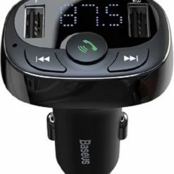 Beste recensies van ???? Baseus Bluetooth FM Transmitter FM-zender MP3 Autolader 2x USB TF MicroSD 3.4A Zwart (zwart) CCTM-01 ???? -Brodit store 550x612