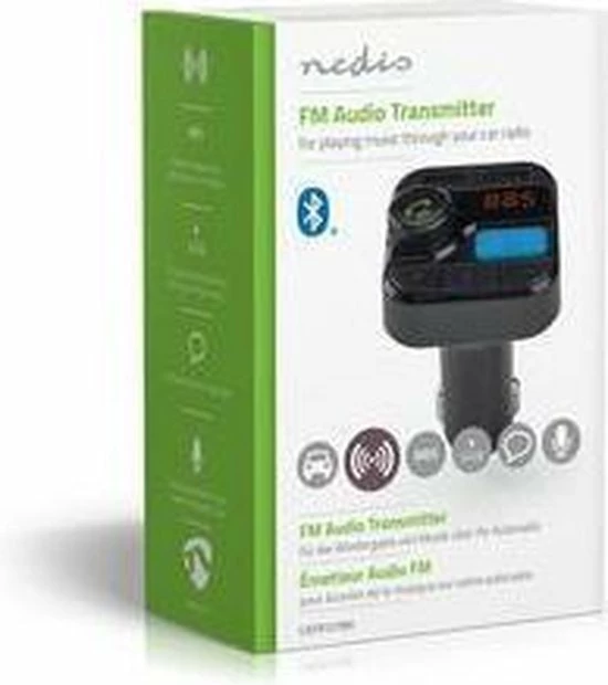 Goedkoopste ???? Nedis FM-Audiotransmitter Voor Auto | Gefixeerd | Handsfree Bellen | 0.8 " | LED-Scherm | Bluetooth® | 5.0 V DC / 1.0 A / 5.0 V DC / 2.4 A | Bass Boost | Google Assistant / Siri | Zwart ???? 12 Goedkoopste ???? Nedis FM-Audiotransmitter Voor Auto | Gefixeerd | Handsfree Bellen | 0.8 " | LED-Scherm | Bluetooth® | 5.0 V DC / 1.0 A / 5.0 V DC / 2.4 A | Bass Boost | Google Assistant / Siri | Zwart ???? - Afbeelding 12