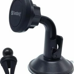 Goedkoopste ❤️ Sandberg In Car Mobile Magnet Stand Kit Passieve Houder Telefoon Zwart ????