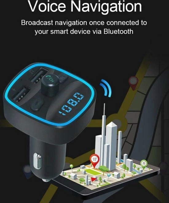 Korting ???? Igoods Bluetooth FM Transmitter ❤️ 11 Korting ???? Igoods Bluetooth FM Transmitter ❤️ - Afbeelding 11