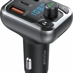 Beste deal ???? Rixus Electronics Rixus Bluetooth FM Transmitter QC30 + Type C Dual Fast Charge RXBT25 ???? -Brodit store 550x676