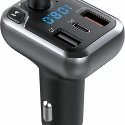 Beste deal ???? Rixus Electronics Rixus Bluetooth FM Transmitter QC30 + Type C Dual Fast Charge RXBT25 ???? -Brodit store 550x704