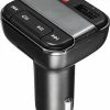 Beste deal ⌛ Merkloos ELEGIANT BTS-004 Bluetooth FM Transmitter - Autolader - Bluetooth Carkit - Bluetooth 5.0 En USB QC 3.0 -zwart ????